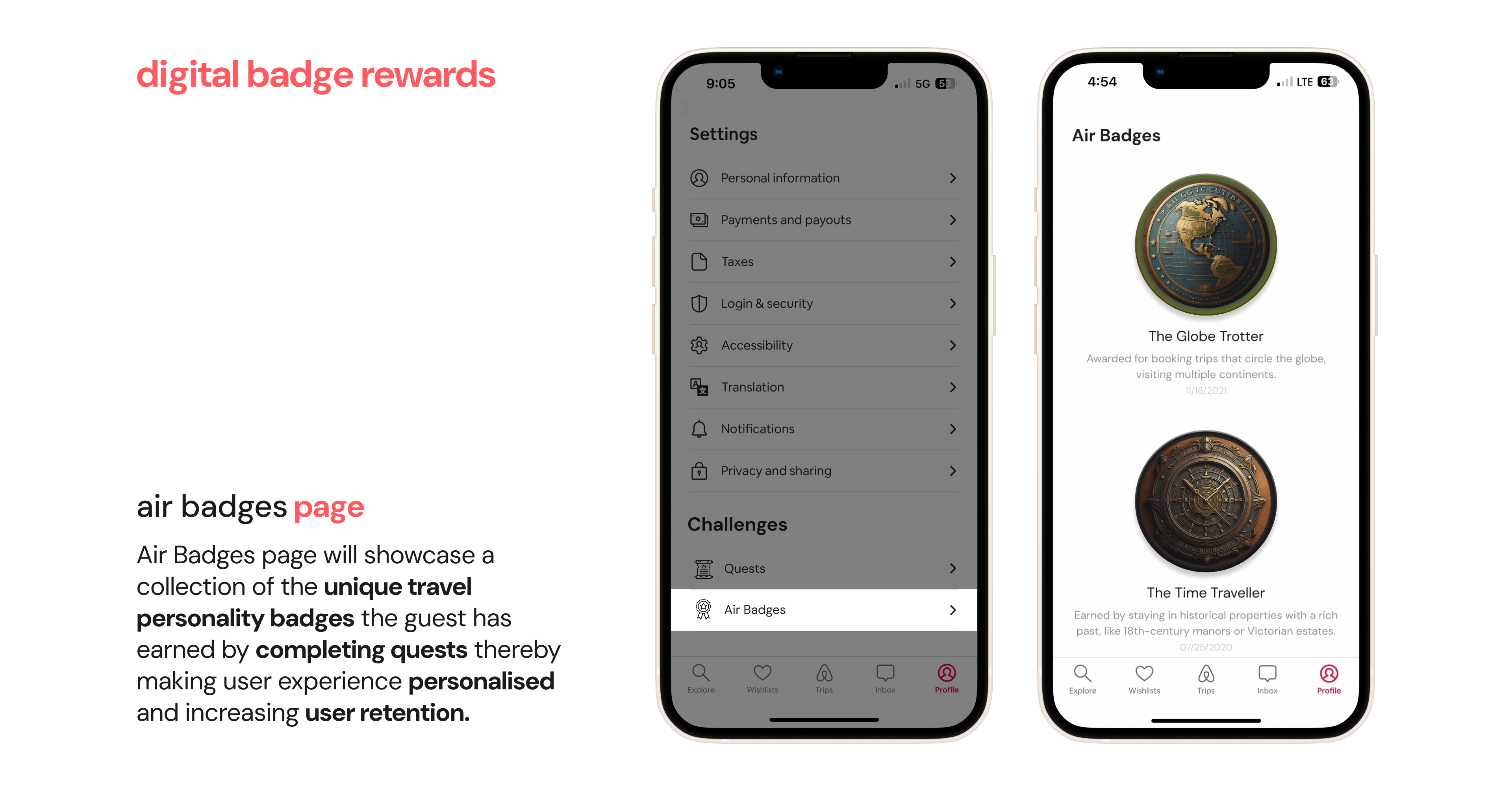 Digital badge rewards