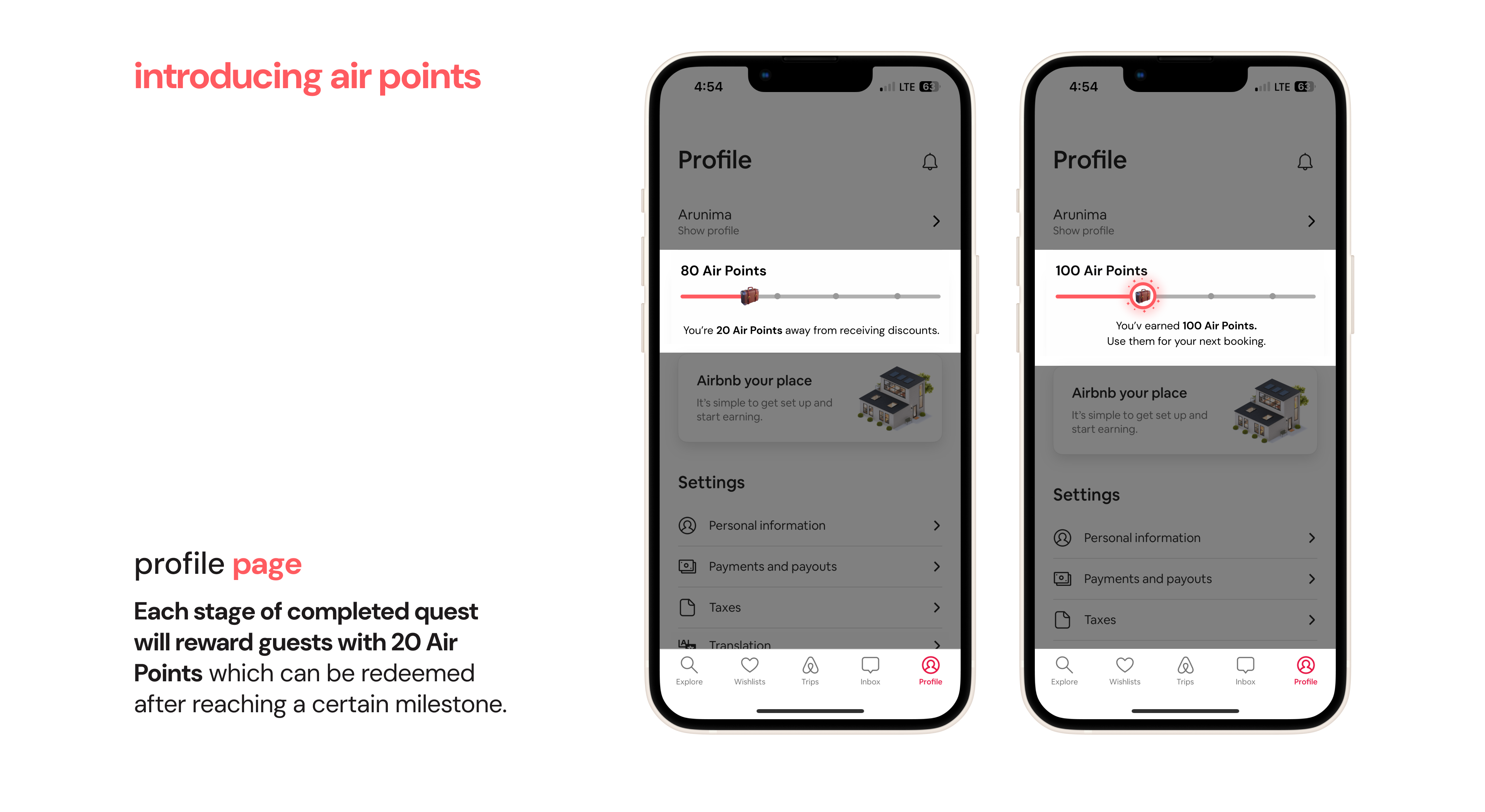Introducing Air Points